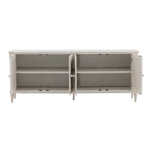 Karina Living Marcellina Sideboard in Whitewash - Stylish Storage Solution for Modern, Coastal & Farmhouse Decor DOV18225-WHTW