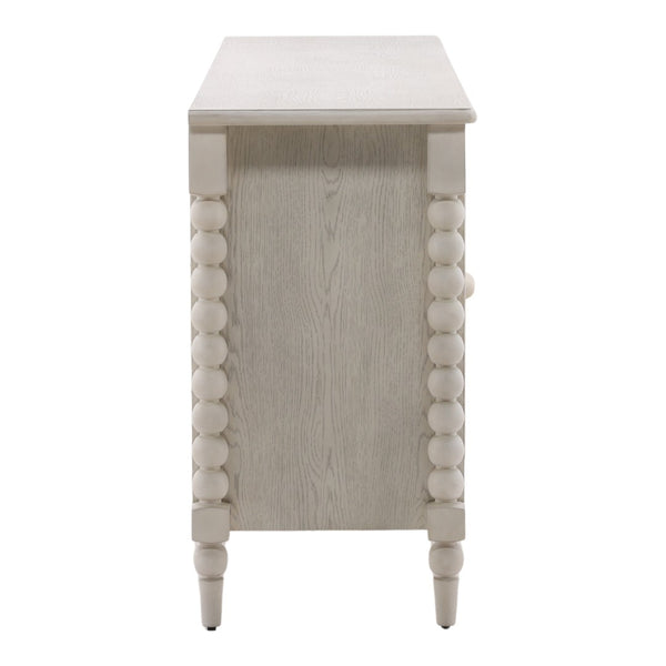 Karina Living Marcellina Sideboard in Whitewash - Stylish Storage Solution for Modern, Coastal & Farmhouse Decor DOV18225-WHTW