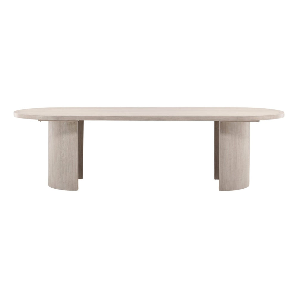 Karina Living Sarai Dining Table in Light Grey - Modern Rubberwood Design for Stylish Dining & Entertaining Spaces DOV18231-LTGY