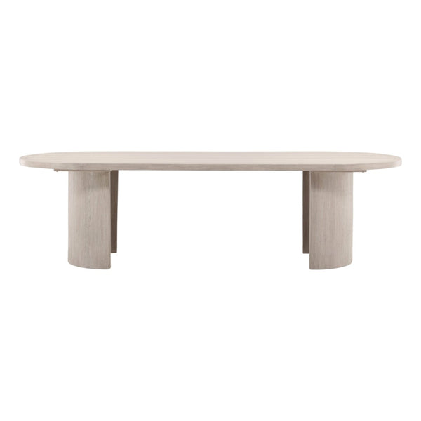 Karina Living Sarai Dining Table in Light Grey - Modern Rubberwood Design for Stylish Dining & Entertaining Spaces DOV18231-LTGY