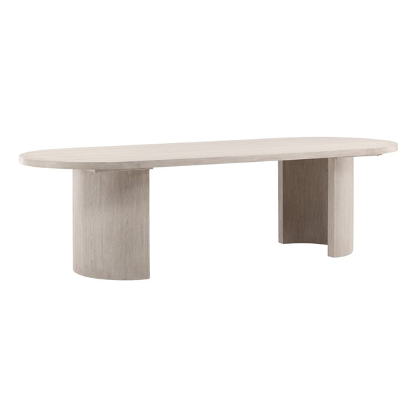 Karina Living Sarai Dining Table in Light Grey - Modern Rubberwood Design for Stylish Dining & Entertaining Spaces DOV18231-LTGY