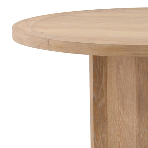 Karina Living Wystan Dining Table - Natural Rubberwood with Oak Veneer, Spacious Modern Design for Up to 6 Guests DOV18233-NATL
