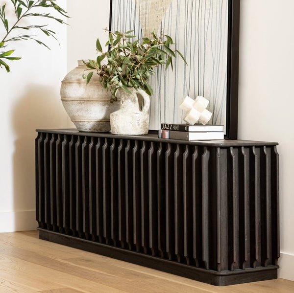 Karina Living Luciano Vase - Hand-Finished Terracotta Accent for Natural Home Décor, Unique Artisan Design Piece DOV22048-NATL