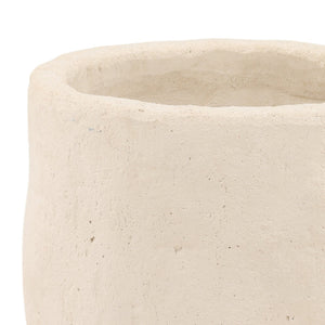 Karina Living Sillas Planter: Modern Cement Planter for Indoor & Outdoor Use, Perfect for Focal Plant Arrangements! DOV22055-OFWT