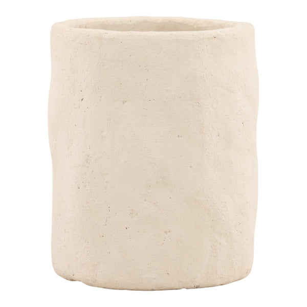 Karina Living Sillas Planter: Modern Cement Planter for Indoor & Outdoor Use, Perfect for Focal Plant Arrangements! DOV22055-OFWT