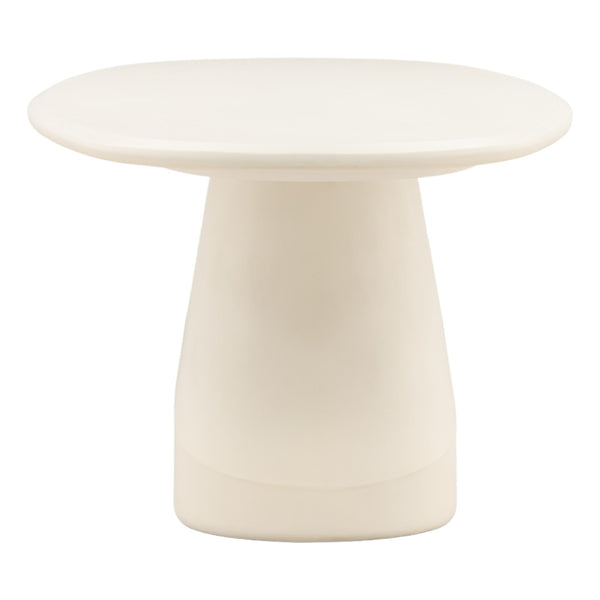 Karina Living Turell Outdoor Dining Table in Ivory - Modern, Durable Lightweight Concrete for Stylish Al Fresco Dining DOV24092-IVRY