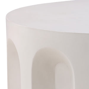 Dovetail,Coffee Tables,,Ivory,Concrete,Freight,Beige,,Acrylic,,REGULAR 20,$2000 - $2500 Hutchins Outdoor Coffee Table DOV24120-IVRY Dovetail Dovetail