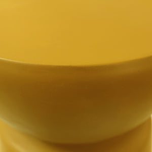 Karina Living Ashlynn End Table in Vibrant Yellow - Modern Minimalist Accent for Small Spaces & Stylish Decor DOV26063-YELL
