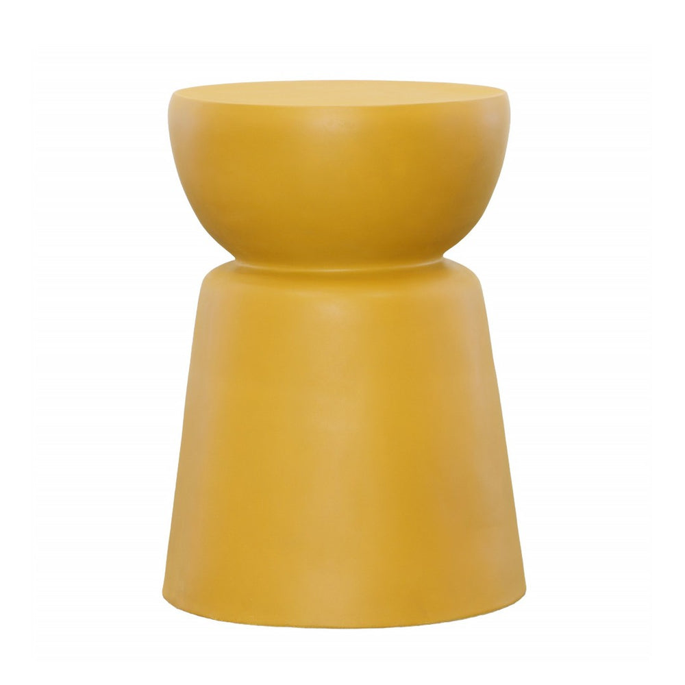 Karina Living Ashlynn End Table in Vibrant Yellow - Modern Minimalist Accent for Small Spaces & Stylish Decor DOV26063-YELL