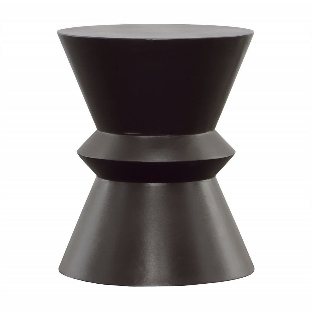 Karina Living Brynlee Outdoor Side Table – Durable, Weather-Resistant Accent for Modern Patios & Decks, Compact Design DOV26064