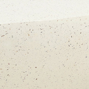 Karina Living Jaela Coffee Table in Ivory - Modern Terrazzo Design, Durable Concrete, Perfect for Stylish Interiors DOV26095-IVRY