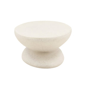 Karina Living Jaela Coffee Table in Ivory - Modern Terrazzo Design, Durable Concrete, Perfect for Stylish Interiors DOV26095-IVRY
