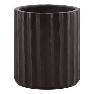 Karina Living Quade Outdoor Planter in Lava – Modern Lightweight Concrete Design for Stylish Patios & Gardens DOV26108-LAVA-SM