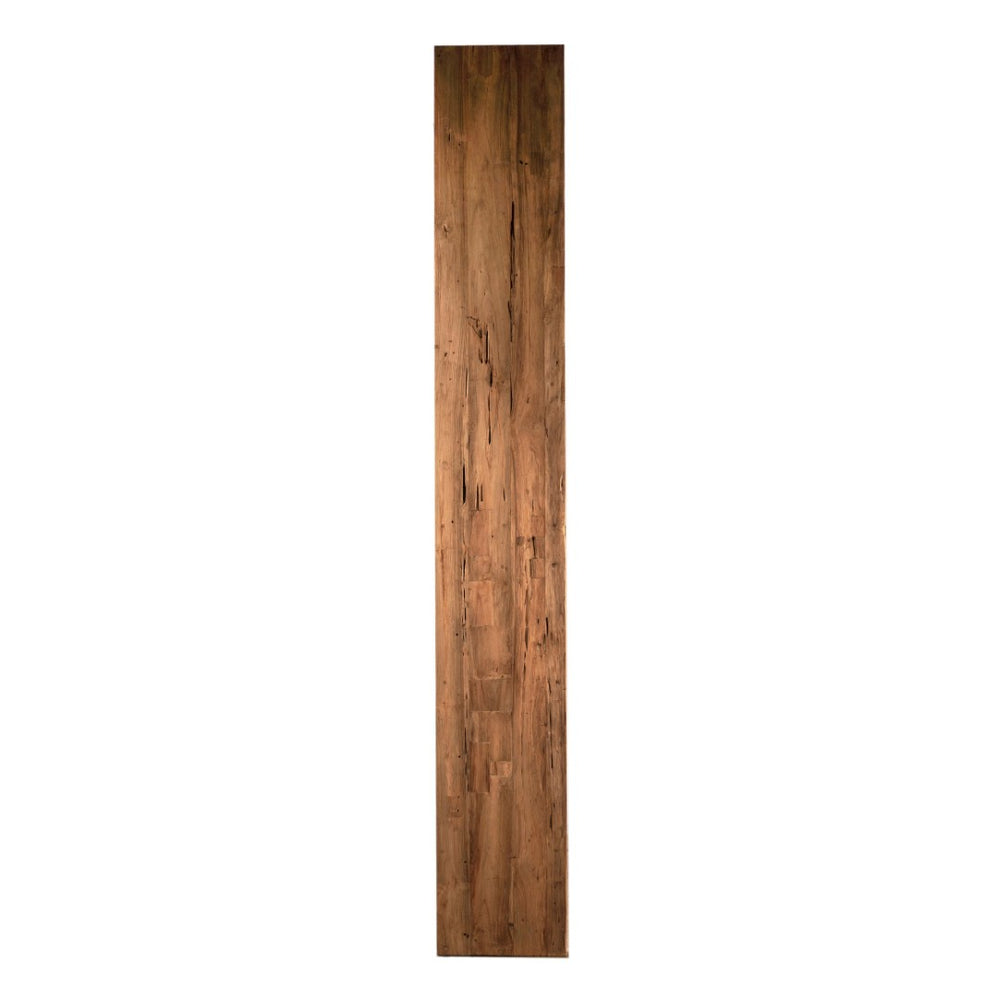 Karina Living Mariz Bookcase - Handcrafted Reclaimed Teak Wood, Rustic Charm, Tall & Narrow Design for Stylish Storage DOV29008