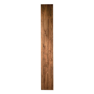 Karina Living Mariz Bookcase - Handcrafted Reclaimed Teak Wood, Rustic Charm, Tall & Narrow Design for Stylish Storage DOV29008