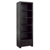 Karina Living Bookcase Reclaimed Teak Wood - Matte Black