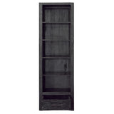 Dovetail Kadence Bookcase Reclaimed Teak Wood - Matte Black 