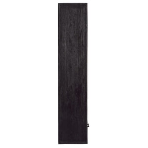 Dovetail Kadence Bookcase Reclaimed Teak Wood - Matte Black 