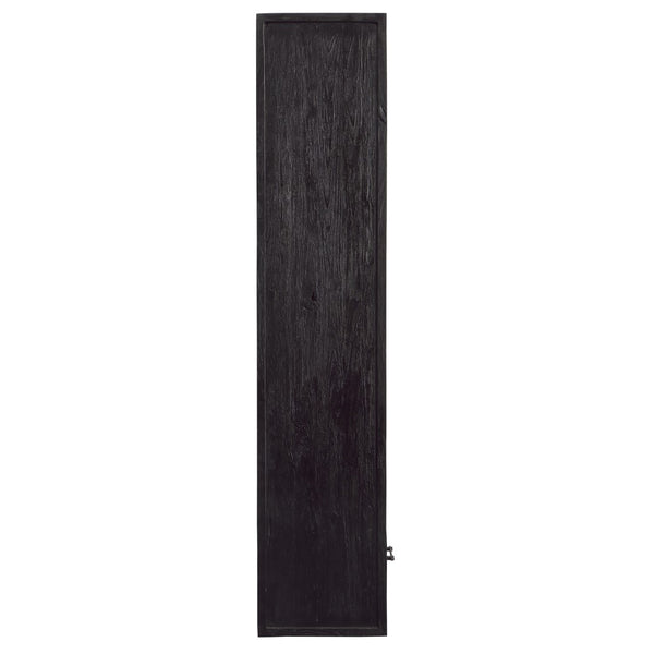 Dovetail Kadence Bookcase Reclaimed Teak Wood - Matte Black 