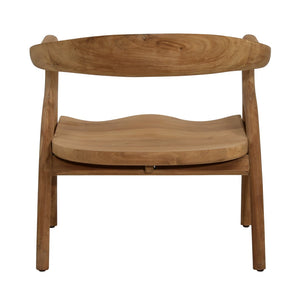 Dovetail Regald Occasional Chair Teak Wood - Natural 