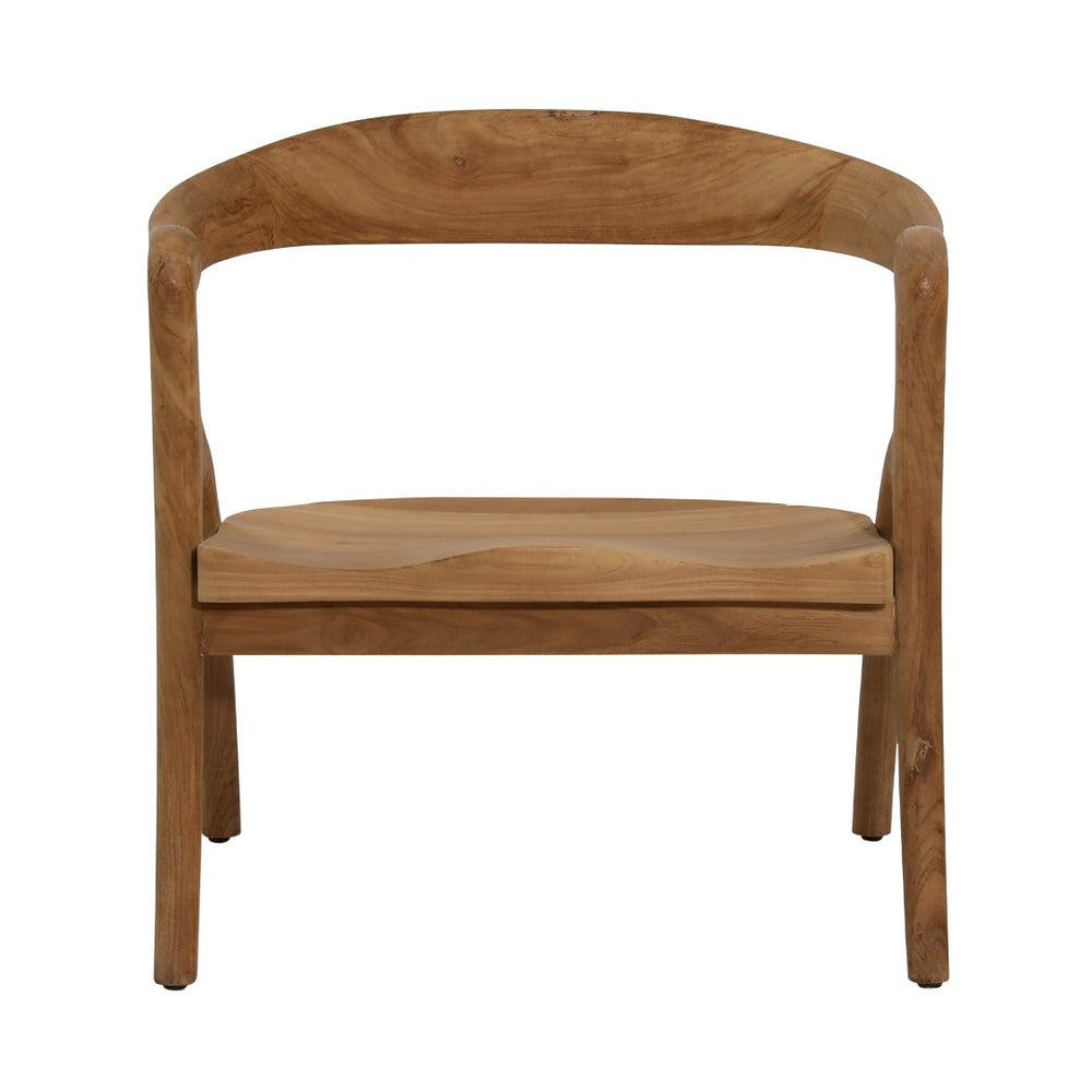 Dovetail Regald Occasional Chair Teak Wood - Natural 