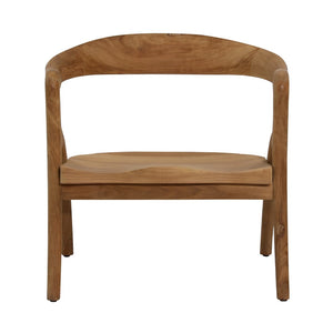 Dovetail Regald Occasional Chair Teak Wood - Natural 