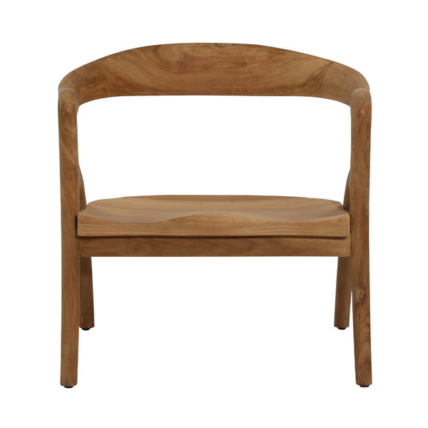 Dovetail Regald Occasional Chair Teak Wood - Natural 
