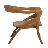 Dovetail Regald Occasional Chair Teak Wood - Natural 