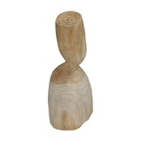 Dovetail Layman Wood Sculpture Teak Root - Natural 