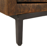 Dovetail Bratman Sideboard Mango Wood and Iron - Medium Brown and Antique Black