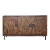 Dovetail Bratman Sideboard Mango Wood and Iron - Medium Brown and Antique Black