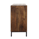 Dovetail Bratman Sideboard Mango Wood and Iron - Medium Brown and Antique Black