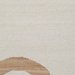 Karina Living Bastian Rug Natural 9x12 - Handwoven Jute & Wool, Durable & Elegant for Modern Coastal Interiors DOV3024-NATL-9X12