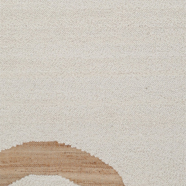 Karina Living Bastian Rug Natural 9x12 - Handwoven Jute & Wool, Durable & Elegant for Modern Coastal Interiors DOV3024-NATL-9X12