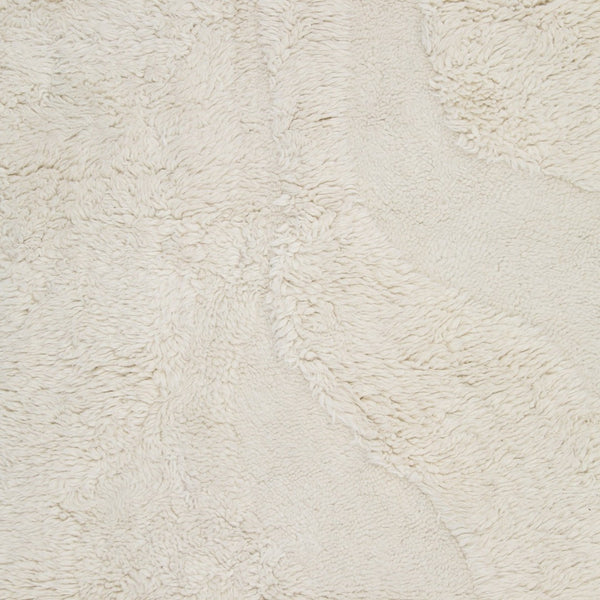 Karina Living Oceano Rug Ivory 6x9 - Luxurious Hand-Tufted New Zealand Wool for Elegant Coastal Home Décor DOV3025-IVRY-6X9