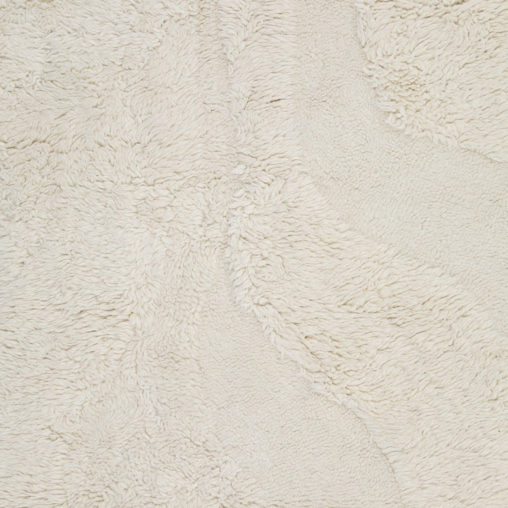 Karina Living Oceano Rug Ivory 8x10 - Luxurious Hand-Tufted New Zealand Wool for Elegant Living Spaces & Comfort DOV3025-IVRY-8X10