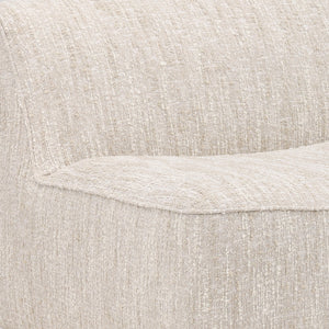 Dovetail Madeline Modular Sectional - Armless Beige Napa Beige Textured Boucle Fabric DOV3229-AMLS-BEIG