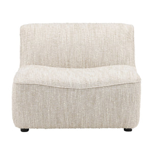 Dovetail Madeline Modular Sectional - Armless Beige Napa Beige Textured Boucle Fabric DOV3229-AMLS-BEIG