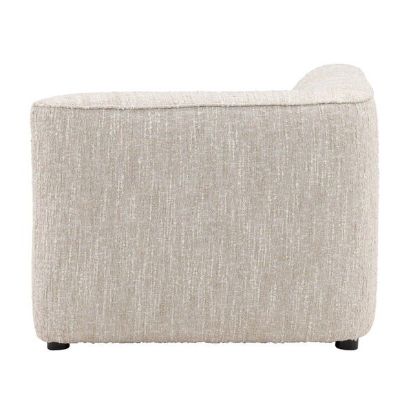 Dovetail Madeline Modular Sectional - Corner Beige Napa Beige Textured Boucle Fabric DOV3229-CRNR-BEIG