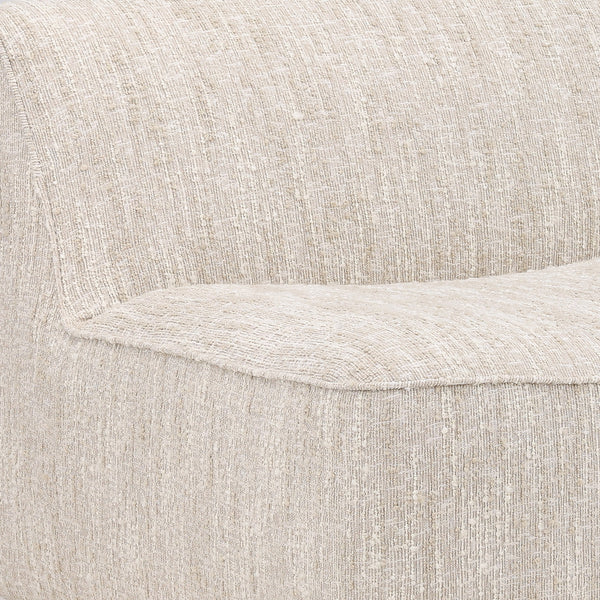 Dovetail Madeline Modular Sectional - Corner Beige Napa Beige Textured Boucle Fabric DOV3229-CRNR-BEIG