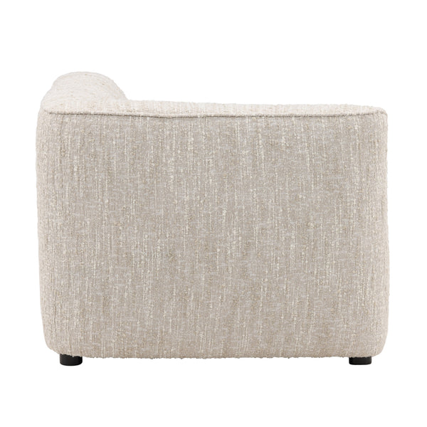 Dovetail Madeline Modular Sectional - Corner Beige Napa Beige Textured Boucle Fabric DOV3229-CRNR-BEIG
