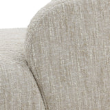 Dovetail Romy Chaise Beige Napa Beige Textured Boucle Fabric DOV3230-BEIG