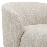 Dovetail Romy Chaise Beige Napa Beige Textured Boucle Fabric DOV3230-BEIG