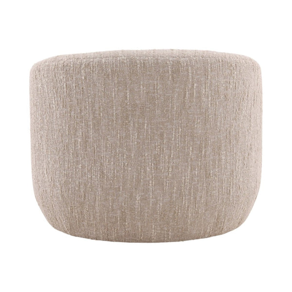 Karina Living Romy Swivel Chair in Napa Beige Boucle - Modern Comfort for Living Rooms & Cozy Spaces, 360° Rotation DOV3236-BEIG