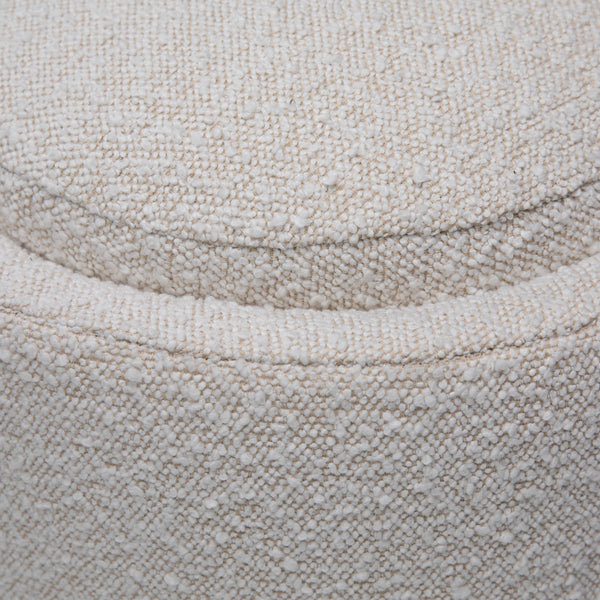 Dovetail Casa Bench Off White Boucle Upholstery DOV34017