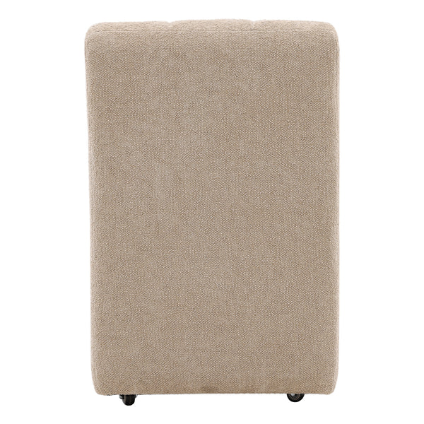 Dovetail Marvin Dining Chair Camel Charlotte Camel Polyester Upholstery DOV34024-CAML