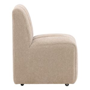 Dovetail Marvin Dining Chair Camel Charlotte Camel Polyester Upholstery DOV34024-CAML