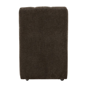 Karina Living Marvin Dining Chair in Olive - Stylish Chenille Upholstered Comfort with Casters for Easy Mobility DOV34024-OLIV