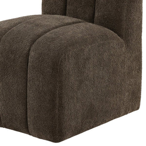 Karina Living Marvin Dining Chair in Olive - Stylish Chenille Upholstered Comfort with Casters for Easy Mobility DOV34024-OLIV