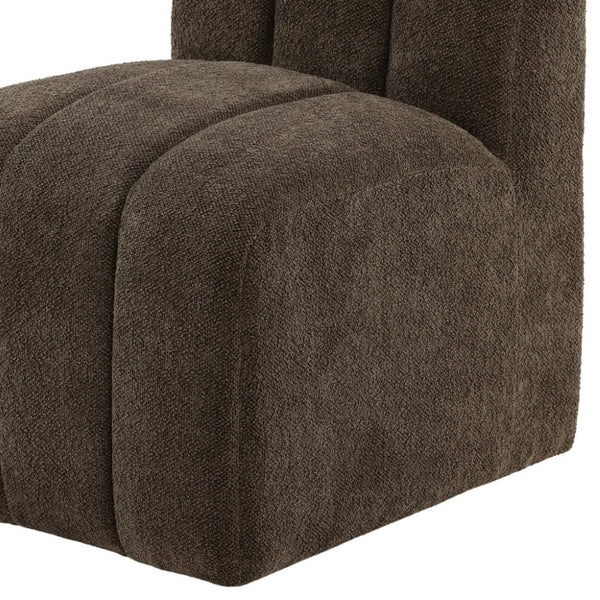 Karina Living Marvin Dining Chair in Olive - Stylish Chenille Upholstered Comfort with Casters for Easy Mobility DOV34024-OLIV